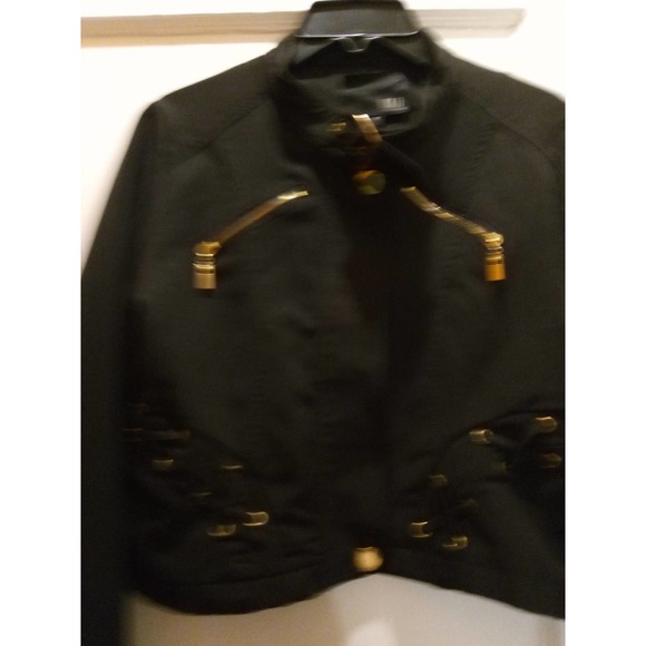 Kaii Cropped Zipper Jacket, Size Medium - Picture 4 of 5